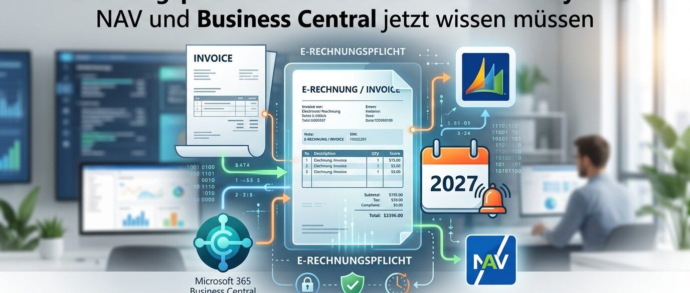E-Rechnungspflicht 2027: Was Anwender von Dynamics NAV und Business Central jetzt wissen müssen