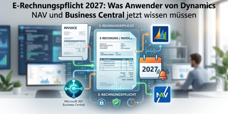E-Rechnungspflicht 2027: Was Anwender von Dynamics NAV und Business Central jetzt wissen müssen